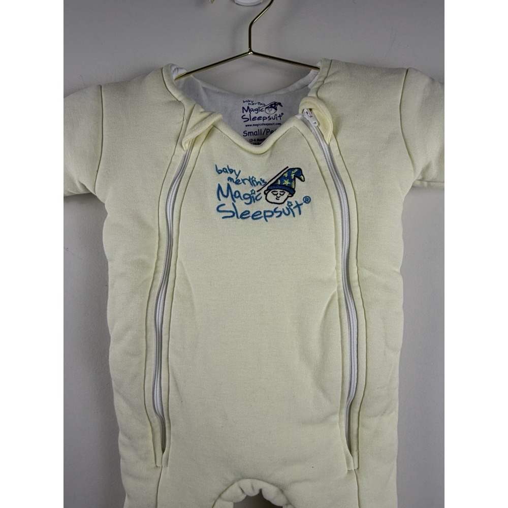 Magic Merlin's Magic SleepSuit Yellow Unisex Size Small, 3-6 M - Picture 2 of 8